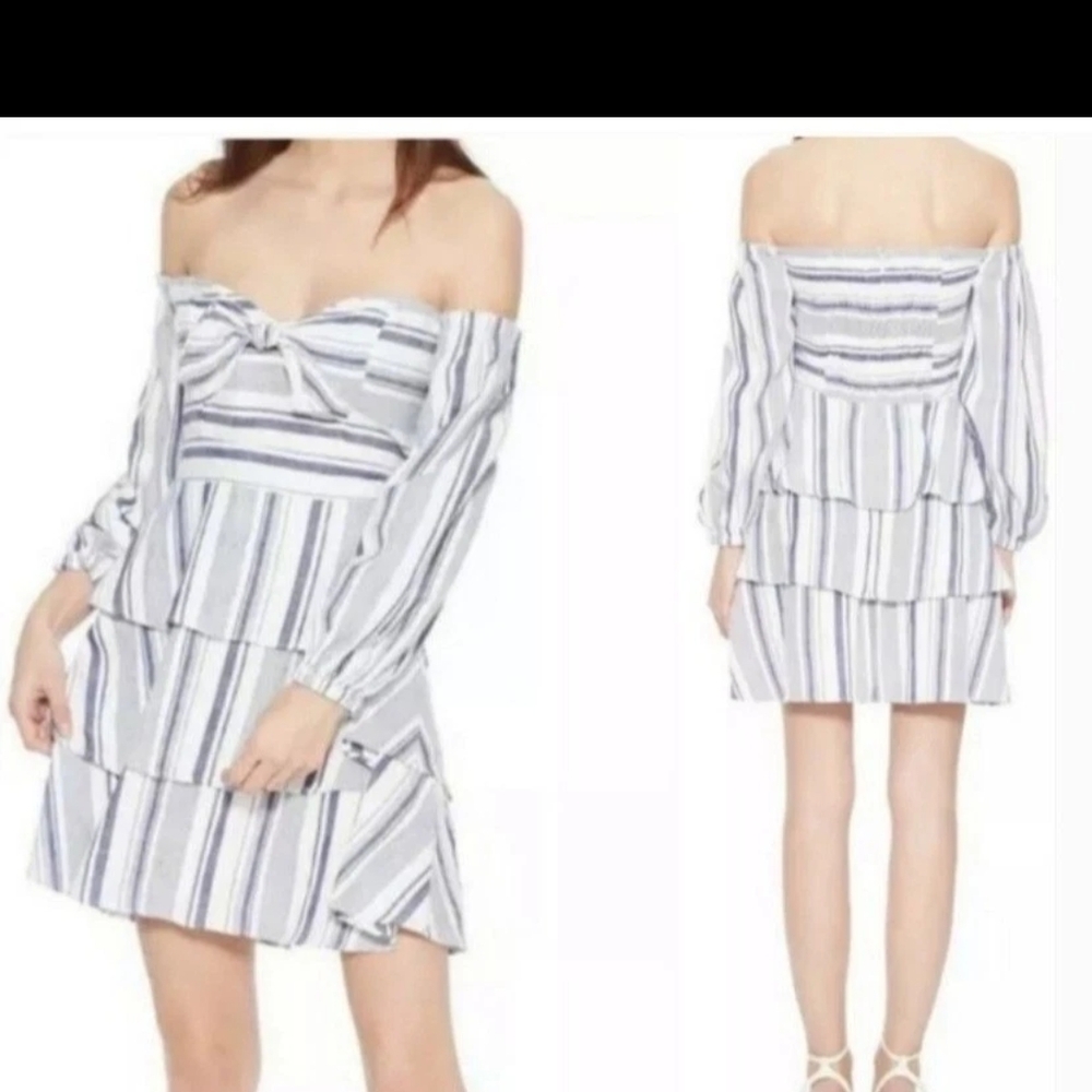 Parker Blue and White Striped Garment